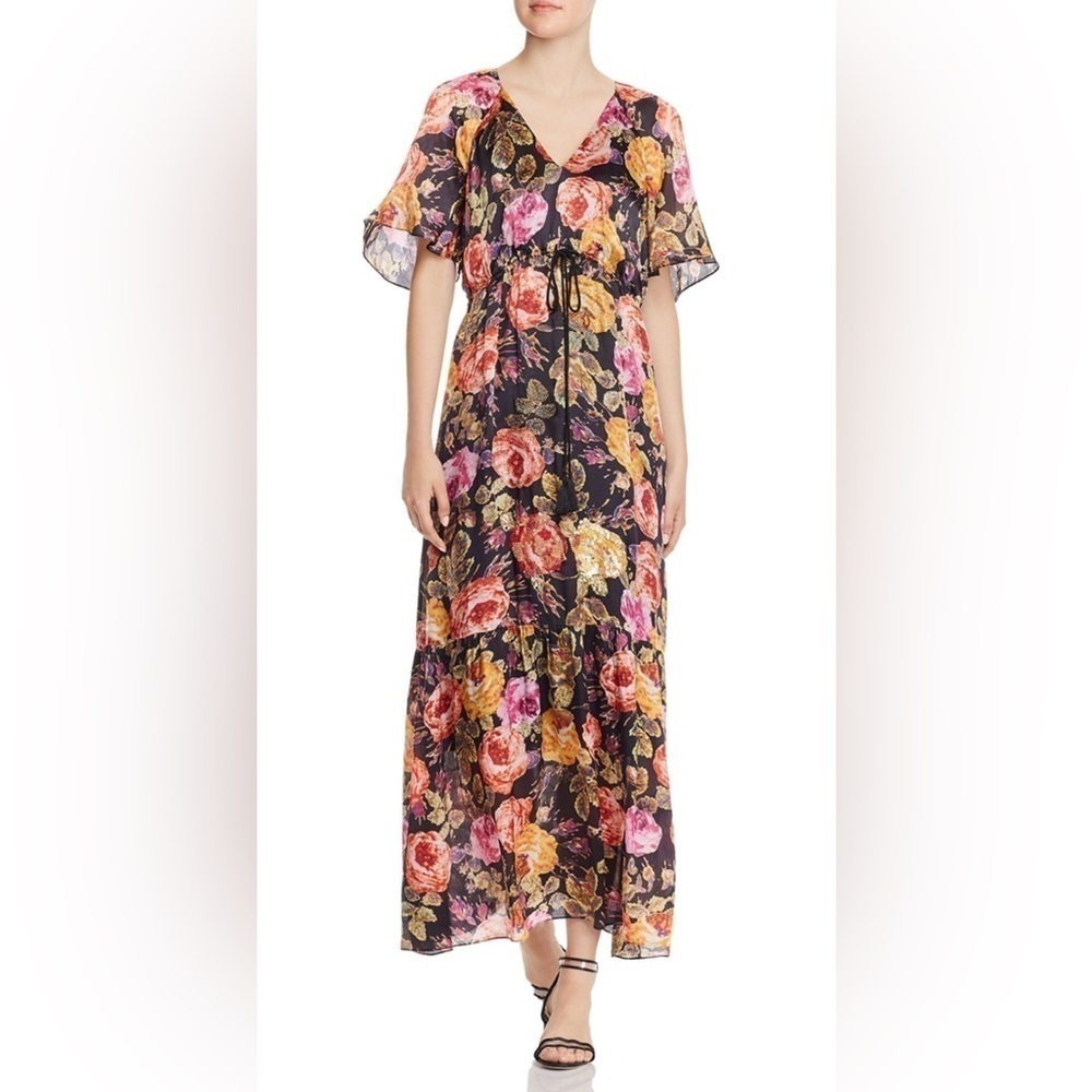 KOBI HALPERIN Women’s Noa Sequined Floral Maxi Dress